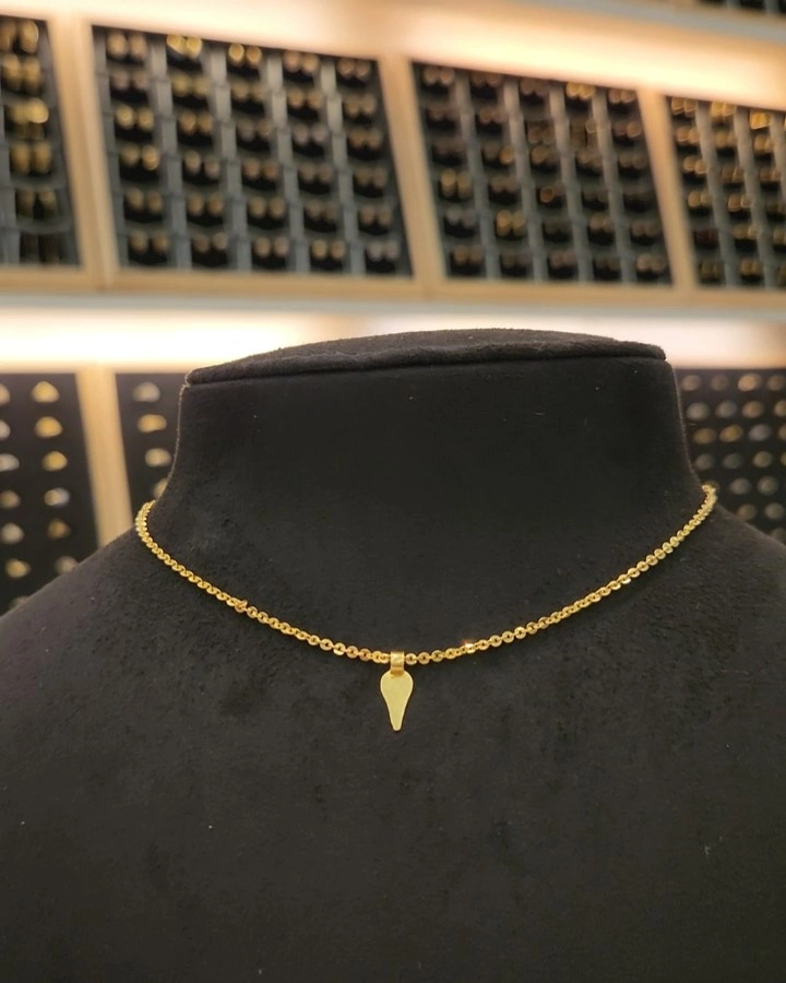 Plain Thali Pendant from Akkara Jewellers by Akkara Jewellers