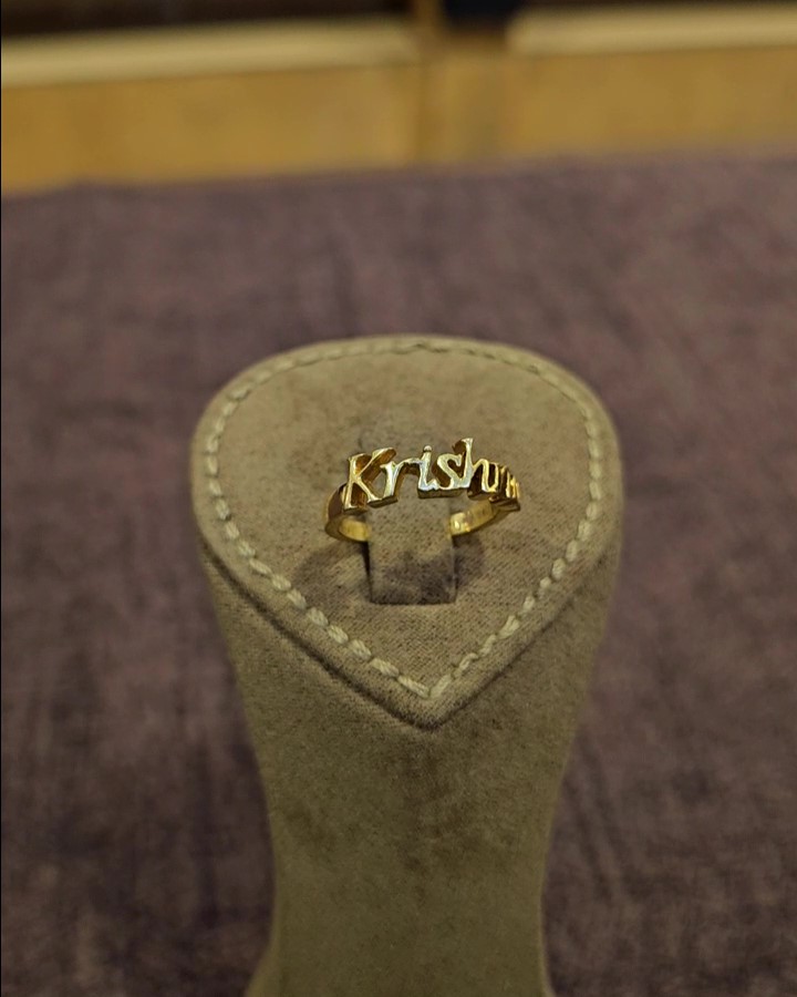 Custom Engraved Men's Matte Gold Wedding Ring - Personalized Wedding R –  Think Engraved